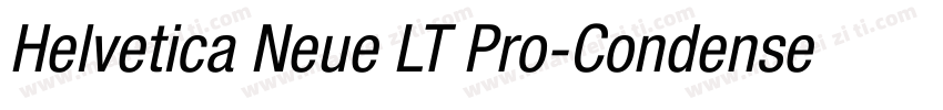 Helvetica Neue LT Pro-CondensedBold字体转换